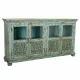Sideboard Alexandra House Living Blue Mango wood 40 x 90 x 170 cm