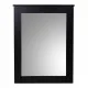 Wall mirror Alexandra House Living Black 3 x 90 x 70 cm Rectangular