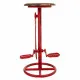 Stool Alexandra House Living Red Wood Iron 40 x 73 x 40 cm Pedals