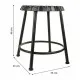 Stool Alexandra House Living Metal Iron 35 x 46 x 35 cm