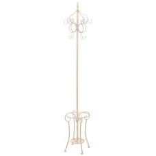 Hat stand Alexandra House Living White 25 x 49 x 25 cm