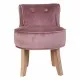Bench Alexandra House Living Pink Velvet Rubber 46 x 58 x 45 cm