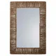 Wall mirror Alexandra House Living Brown Jute 3 x 61 x 91 cm