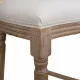 Stool Alexandra House Living Cream Rubber Wood 46 x 116 x 52 cm