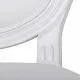 Stool Alexandra House Living White Polyurethane 46 x 116 x 52 cm