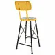 Stool Alexandra House Living Yellow Iron 40 x 100 x 46 cm