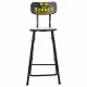 Stool Alexandra House Living Black Iron 40 x 100 x 46 cm