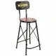 Stool Alexandra House Living Black Iron 40 x 100 x 46 cm