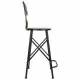 Stool Alexandra House Living Black Iron 40 x 100 x 46 cm