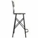 Stool Alexandra House Living Black Iron 40 x 100 x 46 cm