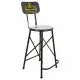 Stool Alexandra House Living Black Iron 40 x 100 x 46 cm