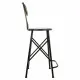 Stool Alexandra House Living Black Iron 40 x 100 x 46 cm