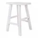 Taburete Alexandra House Living Blanco Pino 25 x 50 x 35 cm