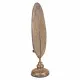 Candle Holder Alexandra House Living Golden Iron 16 x 60 x 17 cm Feathers