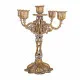 Candelabro Alexandra House Living Dorado Hierro 17 x 25 x 17 cm