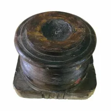 Candelabro Alexandra House Living Madera Reciclada 19 x 17 x 23 cm