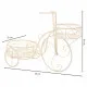 Soporte para Maceta Alexandra House Living Blanco Metal Hierro Bicicleta 30 x 61 x 55 cm