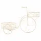 Soporte para Maceta Alexandra House Living Blanco Metal Hierro Bicicleta 30 x 61 x 55 cm