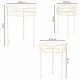 Soporte para Maceta Alexandra House Living Blanco Metal Hierro 30 x 120 x 30 cm