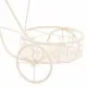 Soporte para Maceta Alexandra House Living Blanco Metal Hierro Bicicleta 28 x 28 x 28 cm