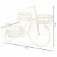 Soporte para Maceta Alexandra House Living Blanco Metal Hierro Bicicleta 28 x 28 x 28 cm