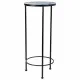 Flower Pot Stand Alexandra House Living Black Iron Tile 30 x 68 x 30 cm 3 Pieces