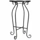 Flower Pot Stand Alexandra House Living Black Iron Tile 35 x 60 x 35 cm