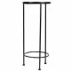 Flower Pot Stand Alexandra House Living Black Iron Tile 30 x 68 x 30 cm 3 Pieces