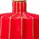 Vase Alexandra House Living Red Metal Ceramic Crystal 19 x 35 x 19 cm