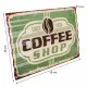 Placa de Pared Alexandra House Living Coffee Shop Hierro 59 x 1 x 40 cm