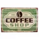 Placa de Pared Alexandra House Living Coffee Shop Hierro 59 x 1 x 40 cm