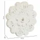 Wall Decoration Alexandra House Living White Manganese oxide 8 x 41 x 41 cm