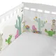 Protector de Cuna HappyFriday Moshi Moshi Cute llamas Multicolor 210 x 40 cm