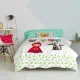 Duvet cover set HappyFriday Mr Fox Grandma  Multicolour Single 2 Pieces