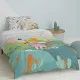 Duvet cover set HappyFriday Mr Fox Dreaming   Multicolour Single 2 Pieces