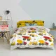 Duvet cover set HappyFriday Mr Fox Machinery  Multicolour Single 2 Pieces