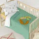 Juego de funda nórdica HappyFriday Le Petit Prince Le Printemps Multicolor Cuna de Bebé 2 Piezas