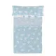 Bedding set HappyFriday Basic Kids Clouds Blue Single 2 Pieces