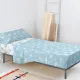 Bedding set HappyFriday Basic Kids Clouds Blue Single 2 Pieces