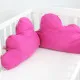 Protector de Cuna HappyFriday Basic Kids Cloud Fucsia 60 x 40 cm