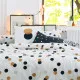 Funda Nórdica HappyFriday Blanc Golden dots Multicolor 140 x 200 cm