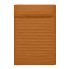 Reversible Bedspread HappyFriday Basic Dash Orange 240 x 260 cm