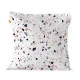 Funda de almohada HappyFriday Blanc Terrazzo Multicolor 80 x 80 cm
