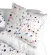 Funda de almohada HappyFriday Blanc Terrazzo Multicolor 80 x 80 cm