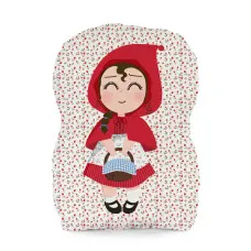 Cushion HappyFriday Mr Fox Multicolour Little Red Riding Hood 40 x 30 cm