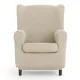 Wingback chair cover Eysa ULISES White 80 x 100 x 90 cm