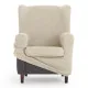 Wingback chair cover Eysa ULISES White 80 x 100 x 90 cm