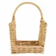 Log basket Alexandra House Living wicker Willow wood 36 x 52 x 49 cm
