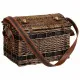 Cesta de Picnic Alexandra House Living Chocolate Mimbre