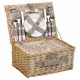 Picnic Basket Alexandra House Living Grey Natural wicker